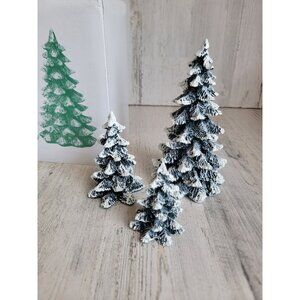 Dept 56 52051 Evergreen tree cold cast porcelain village accessory xmas